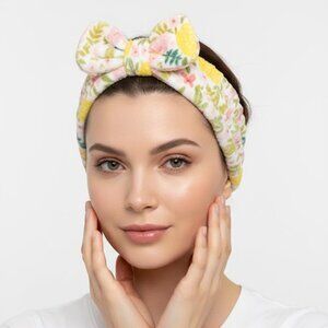 Revive Floral Plush Beauty Headband One Size Fits Most